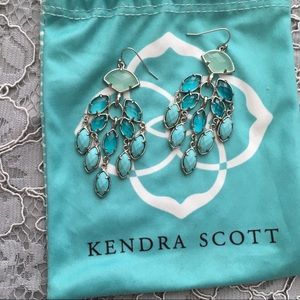 Kendra Scott Gwen turquoise aqua Earrings